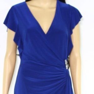 Saphire Blue Lauren Ralph Lauren Evening Gown